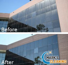 Beofre and After Window Cleaning